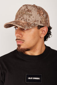 Gorra Camuflada Café