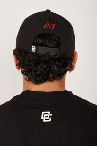 Cap Lines Negra/Roja