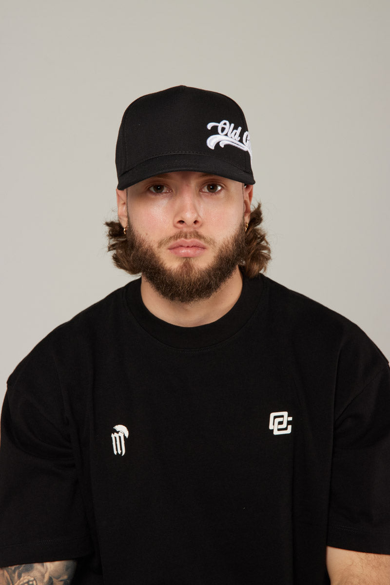 Gorra Negra lateral Old Green