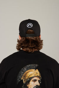 Gorra Negra lateral Old Green