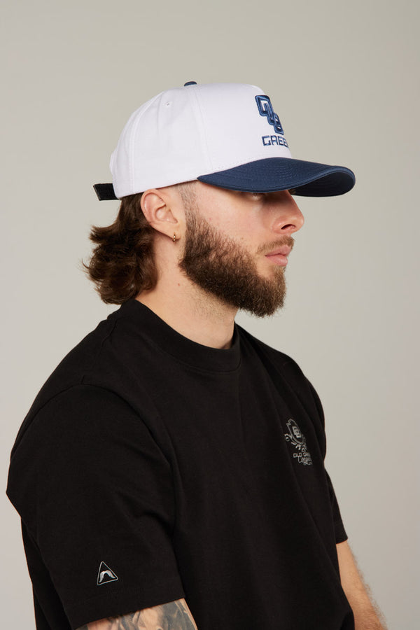 Gorra Blanca/Azul OLD Green