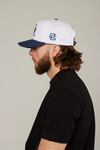 Gorra Blanca/Azul OLD Green