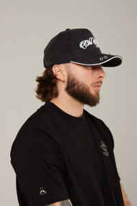 Gorra Negra Wash Front
