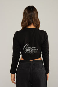 Cami Buso Mujer Negro/Gris