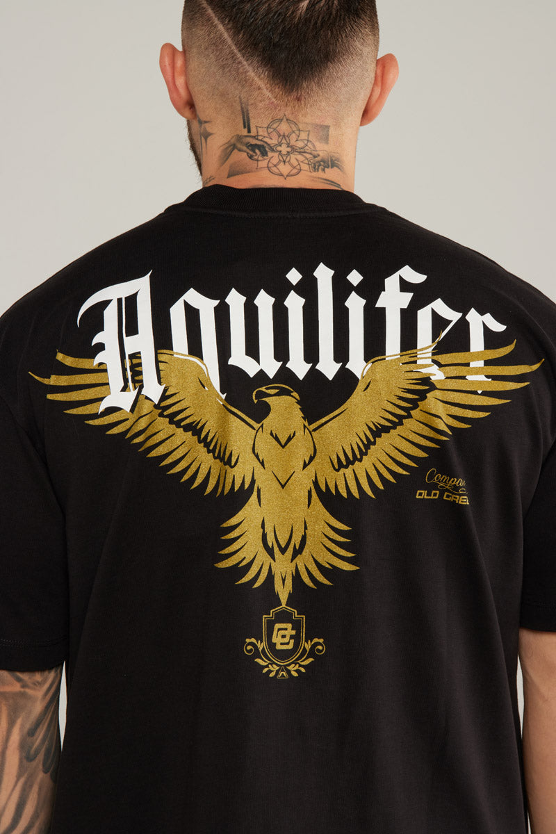 Camiseta Aquilifer Negra/Dorada