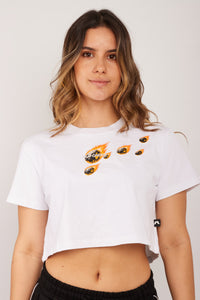 Crop Top Meteorito Blanca