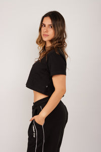Crop Top Meteorito Negra