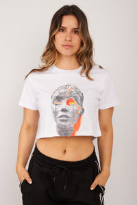 Crop Top Lava Blanco