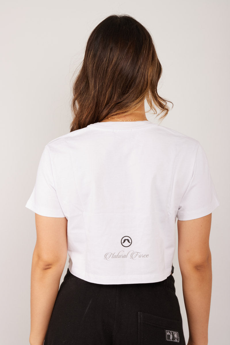 Crop Top Lava Blanco