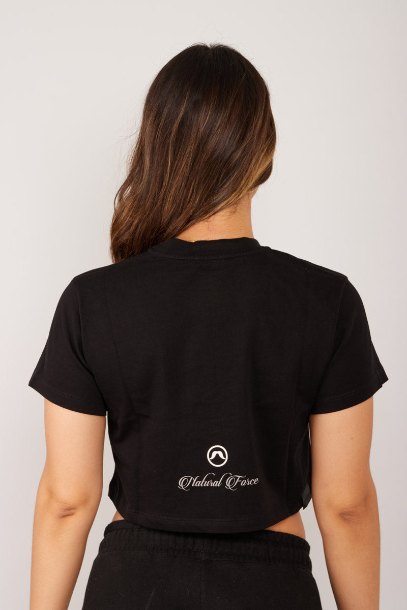 Crop Top Lava Negro