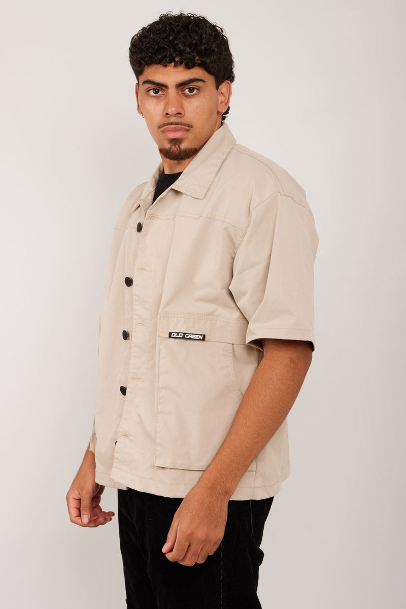 Camisa Cargo Beige