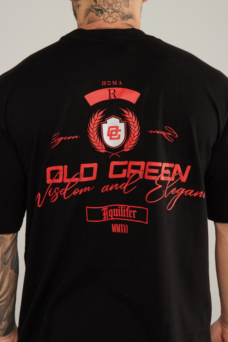 Camiseta OG Roma Negro/Rojo