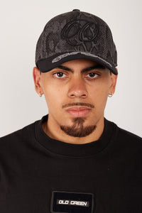 Gorra Camuflada Gris teja negra