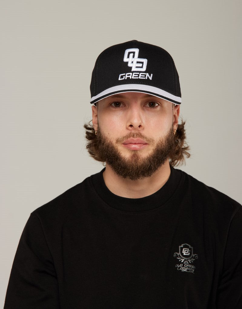 Gorra Negra/Blanca OLD Green