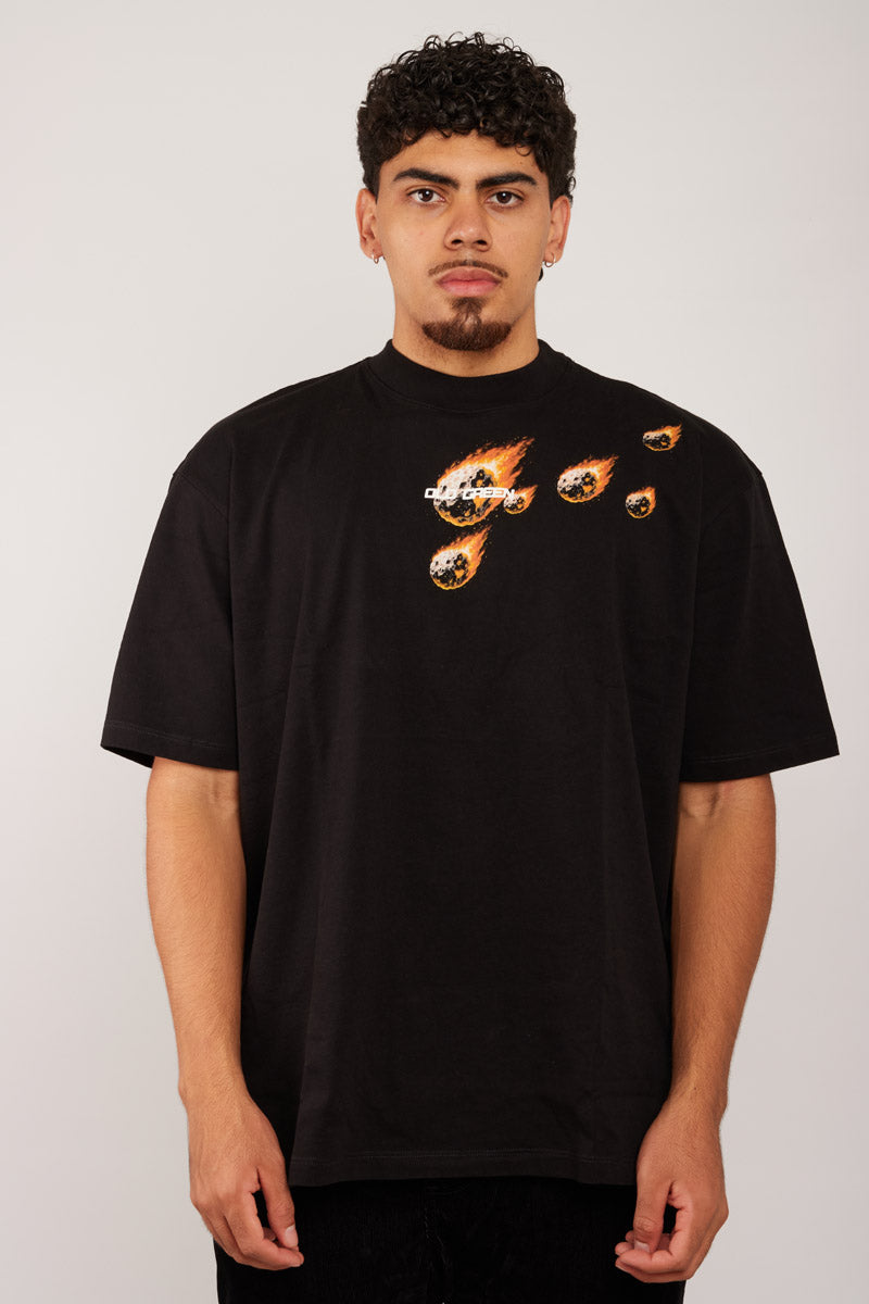 Camiseta Meteoritos Negra