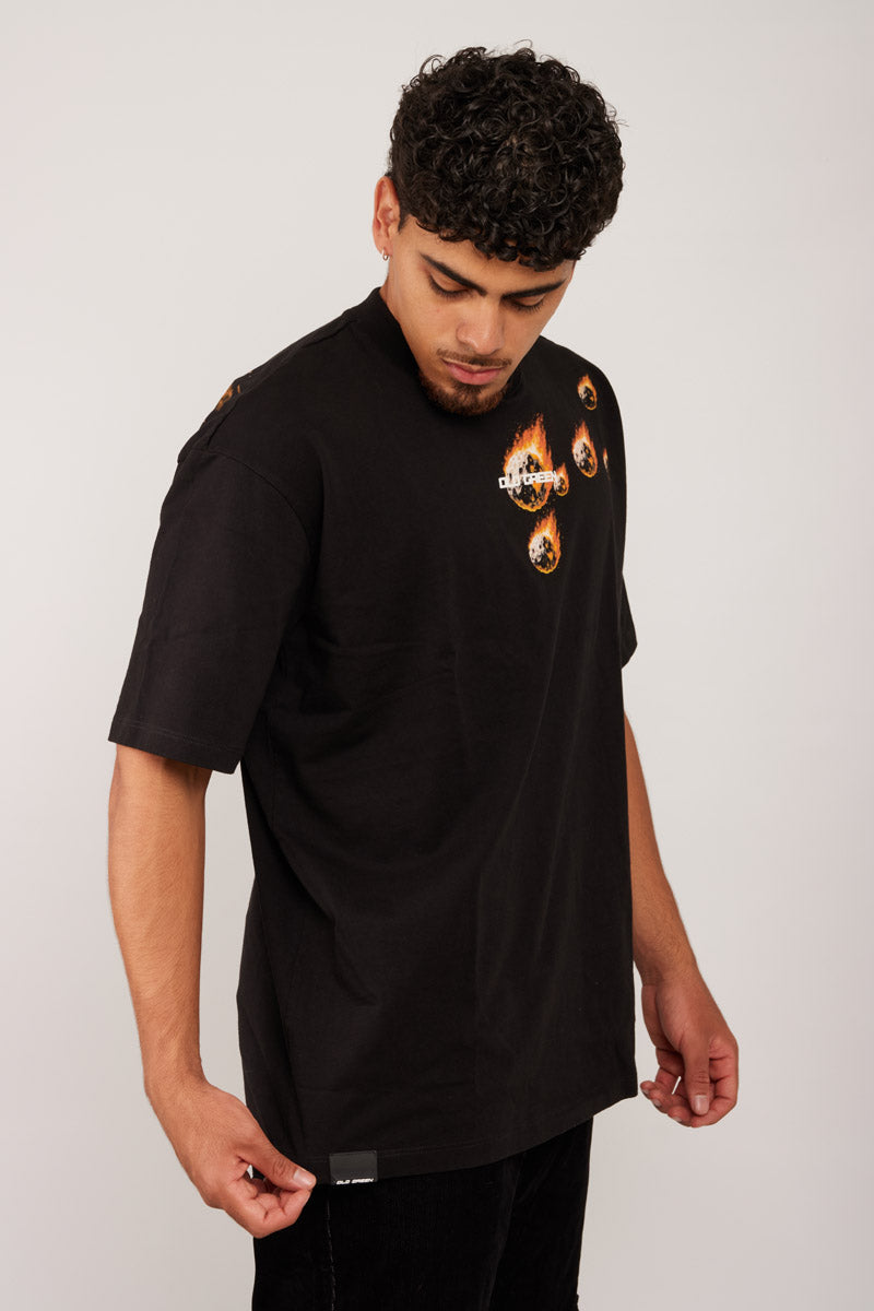 Camiseta Meteoritos Negra